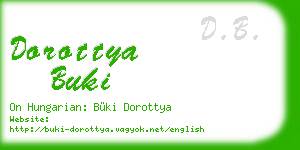 dorottya buki business card